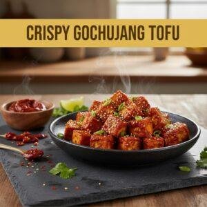 Crispy Gochujang Tofu