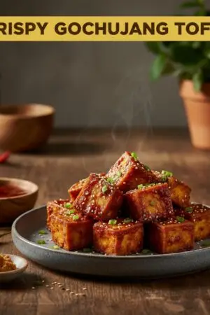 Crispy Gochujang Tofu