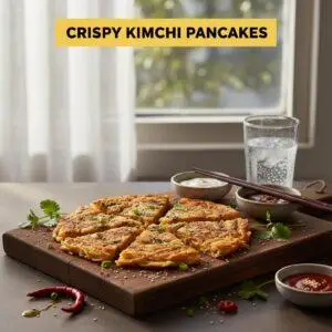 Crispy Kimchi Pancakes