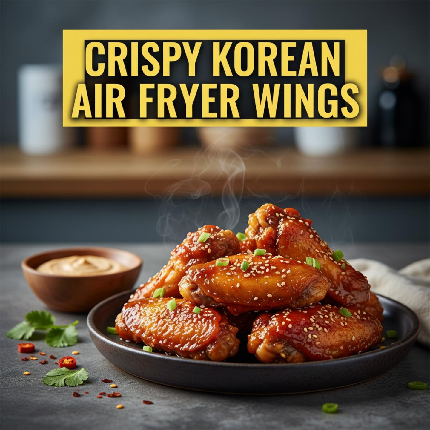 Crispy Korean Air Fryer Wings