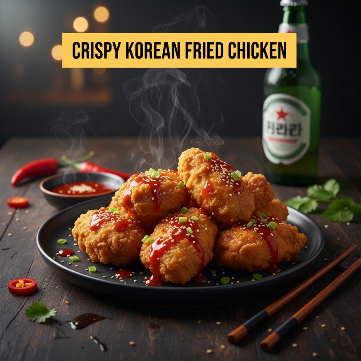 Crispy Korean Fried Chicken