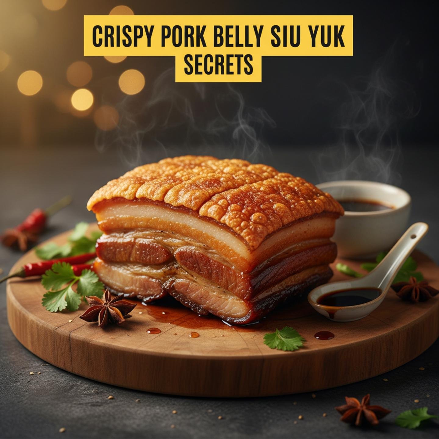 Crispy Pork Belly Siu Yuk Secrets