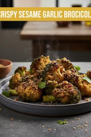 Crispy Sesame Garlic Broccoli