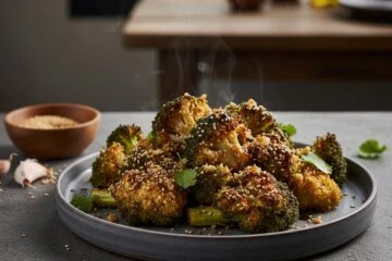 Crispy Sesame Garlic Broccoli