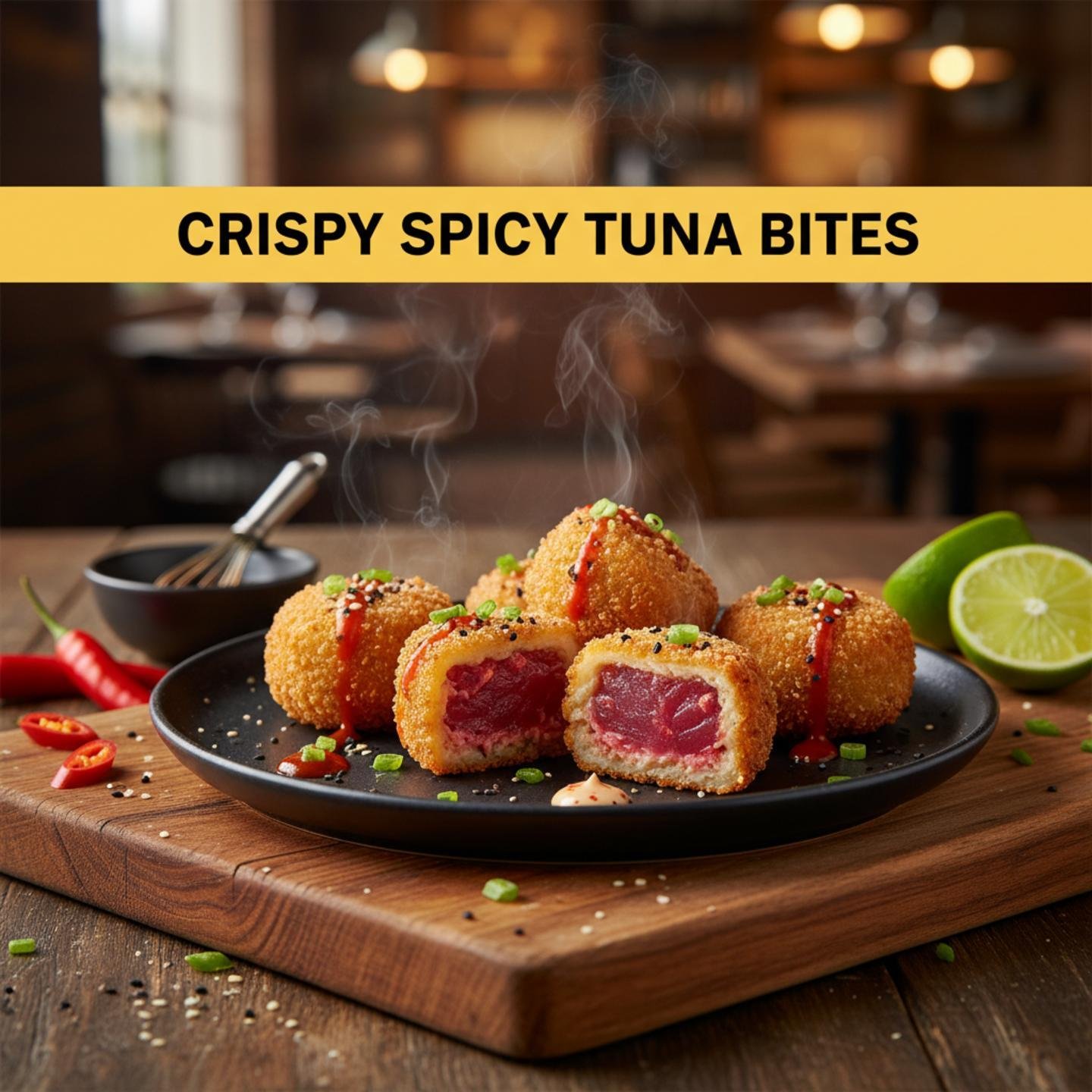Crispy Spicy Tuna Bites