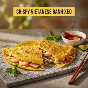 Crispy Vietnamese Banh Xeo
