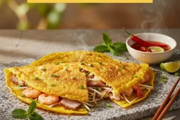 Crispy Vietnamese Banh Xeo