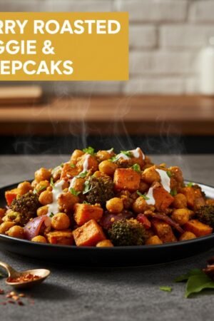 Curry Roasted Veggie & Chickpeas