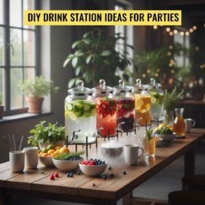 DIY Drink Station Ideas for Parties