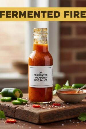 DIY Fermented Jalapeño Hot Sauce