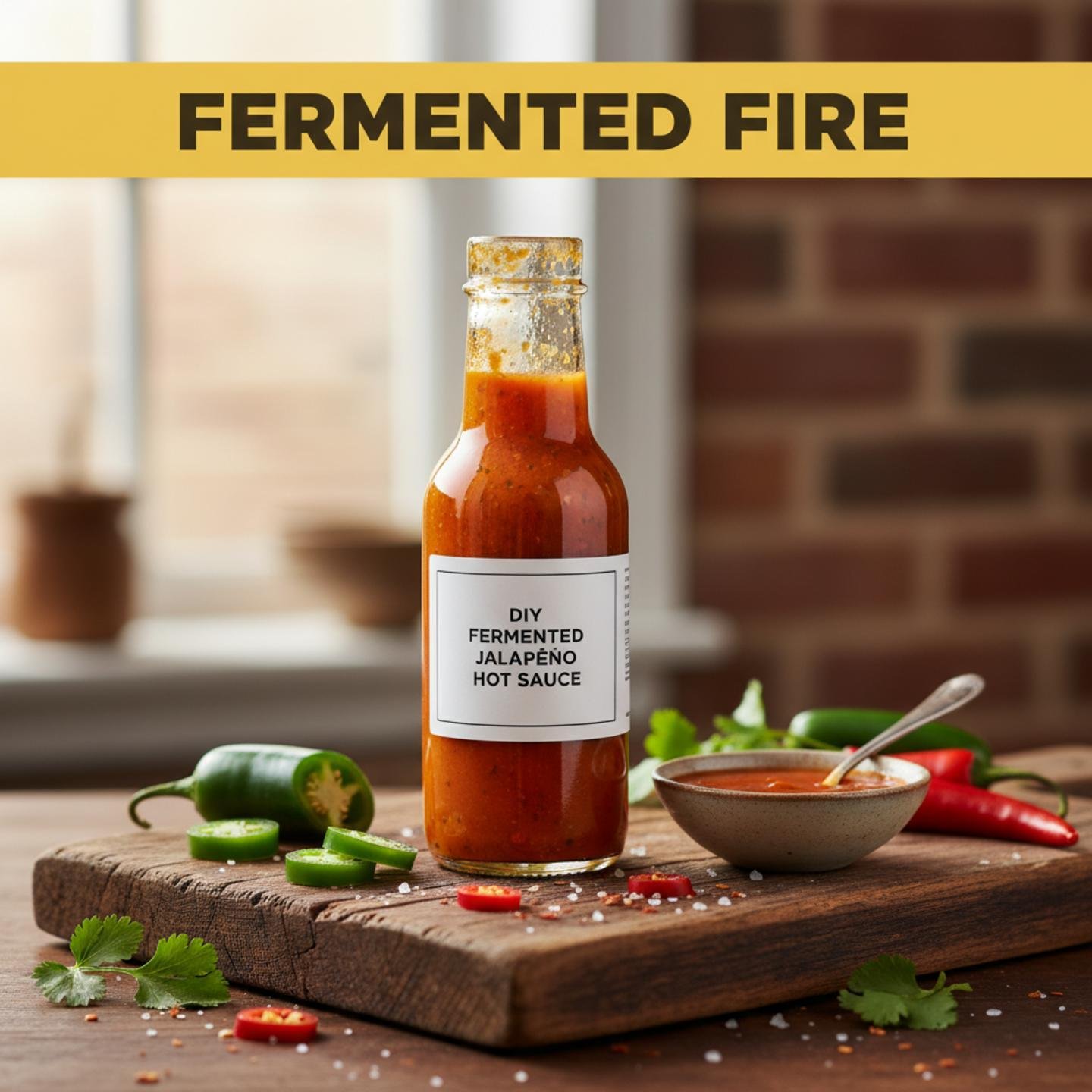 DIY Fermented Jalapeño Hot Sauce