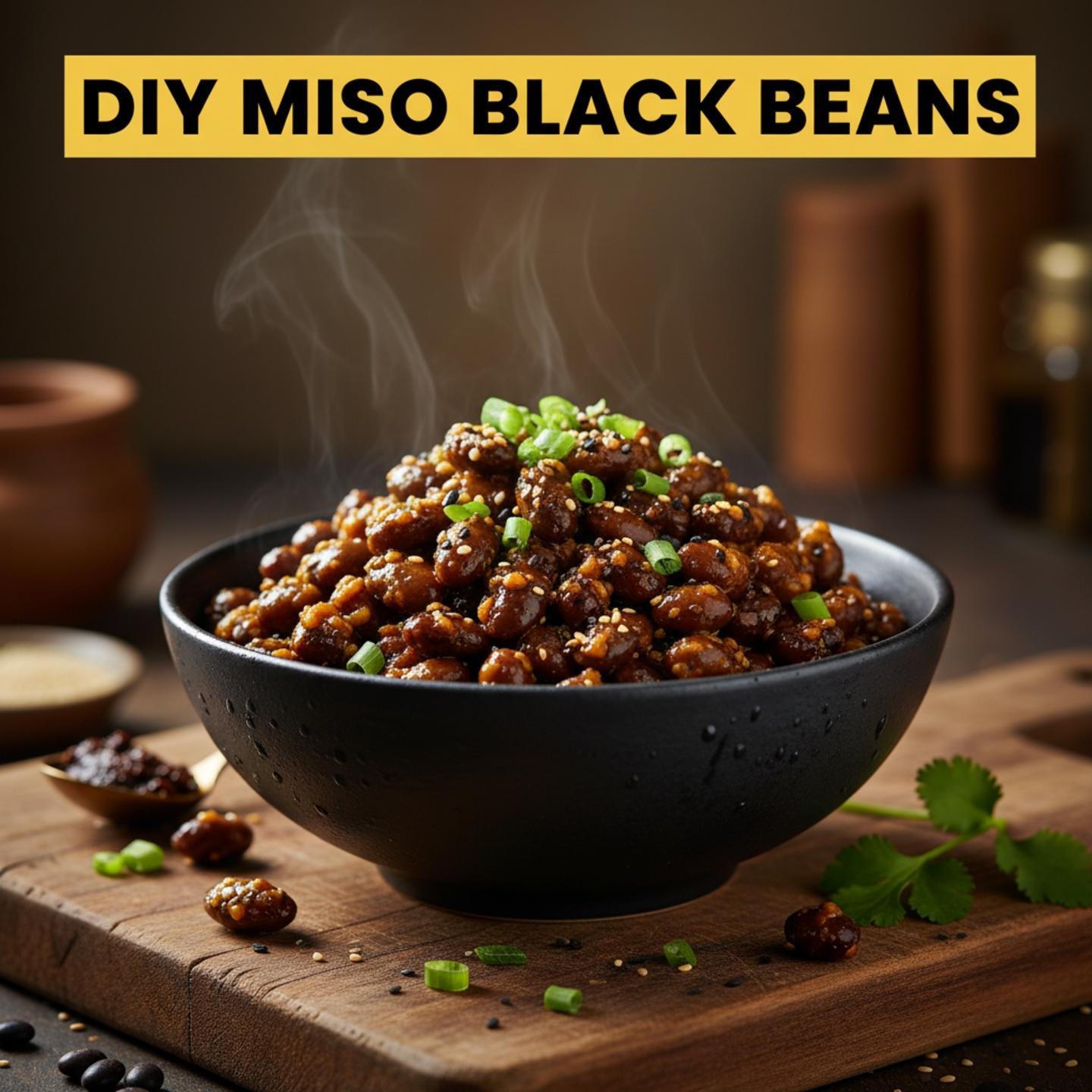 DIY Miso Black Beans