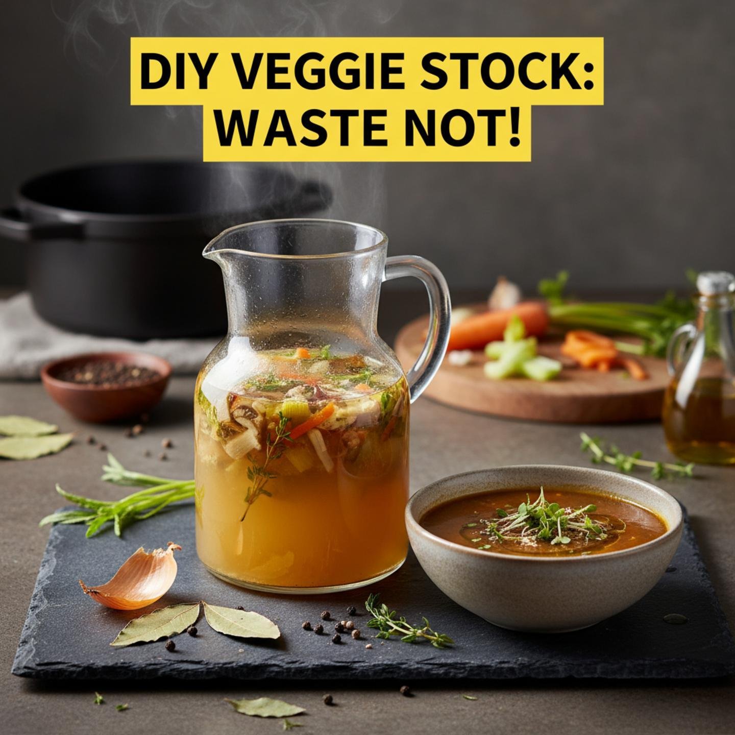 DIY Veggie Stock: Waste Not!
