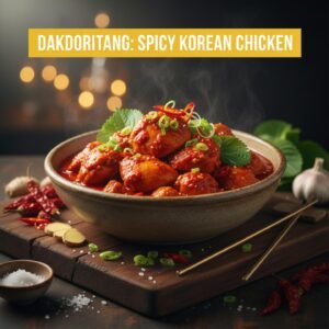 Dakdoritang: Spicy Korean Chicken