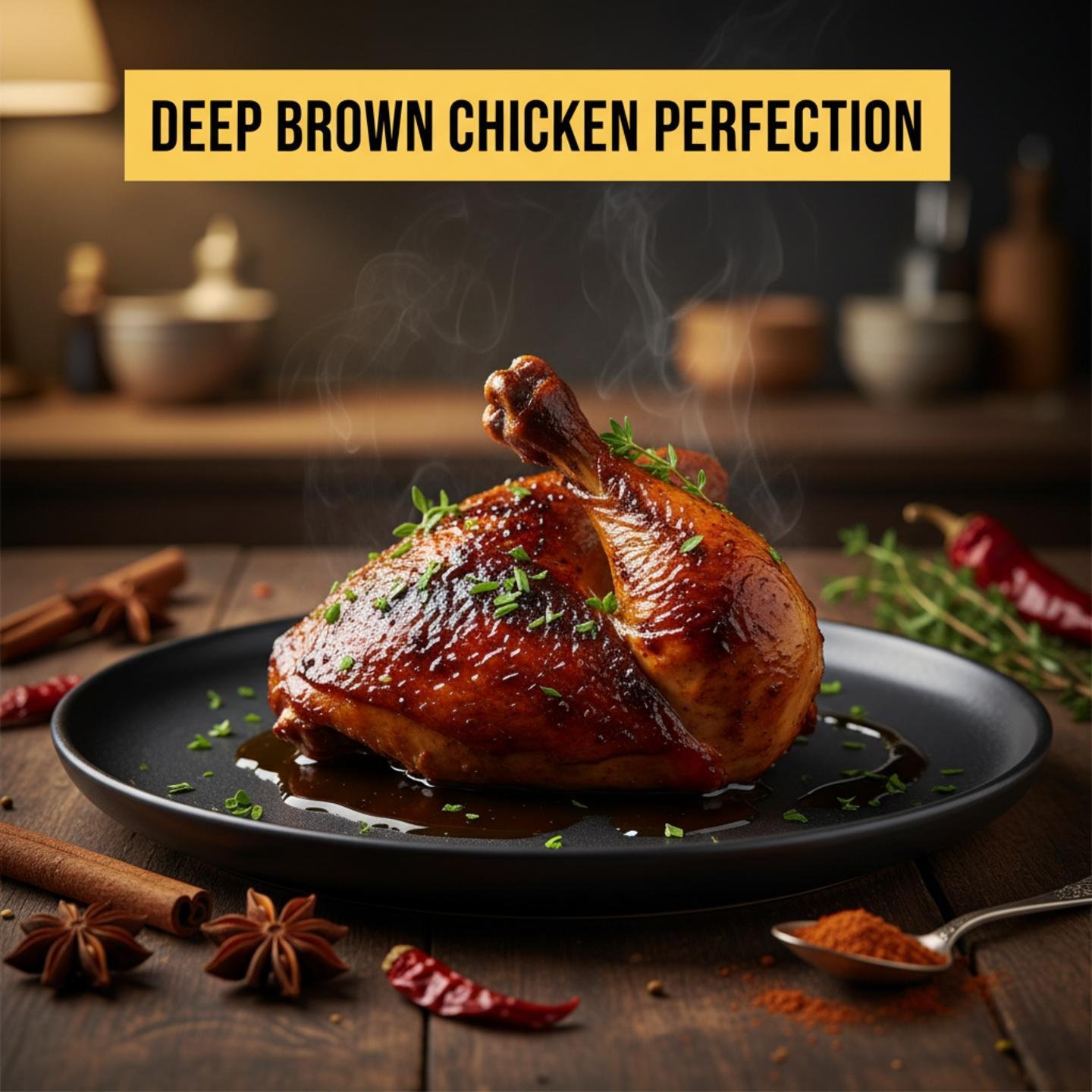 Deep Brown Chicken Perfection