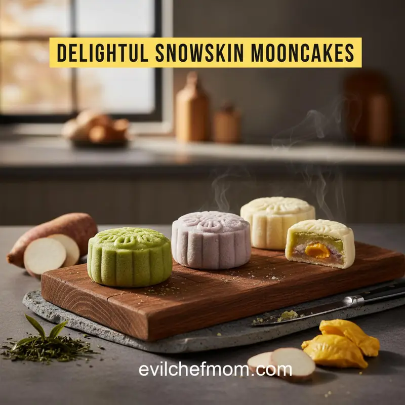 Delightful Snowskin Mooncakes