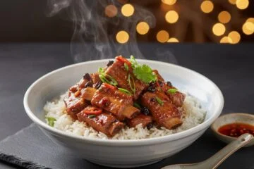 Dim Sum Steamed Pork Ribs & Rice