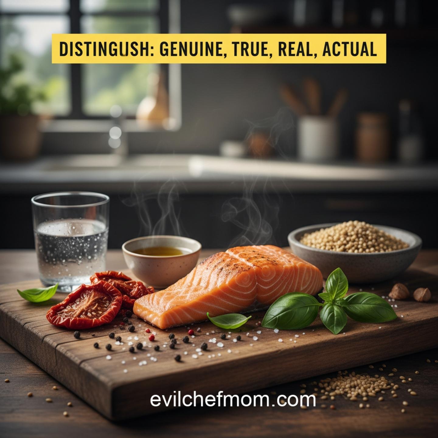 Distinguish: Genuine, True, Real, Actual