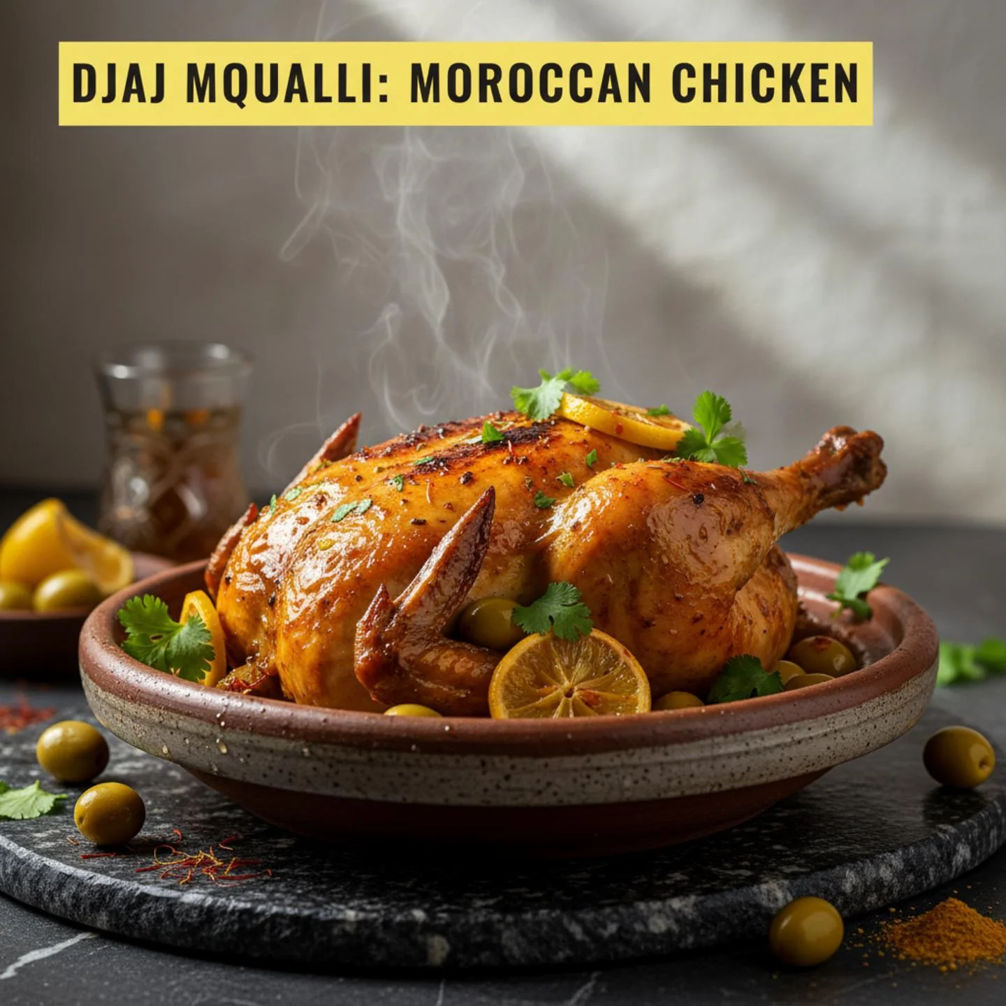 Djaj Mqualli: Moroccan Chicken