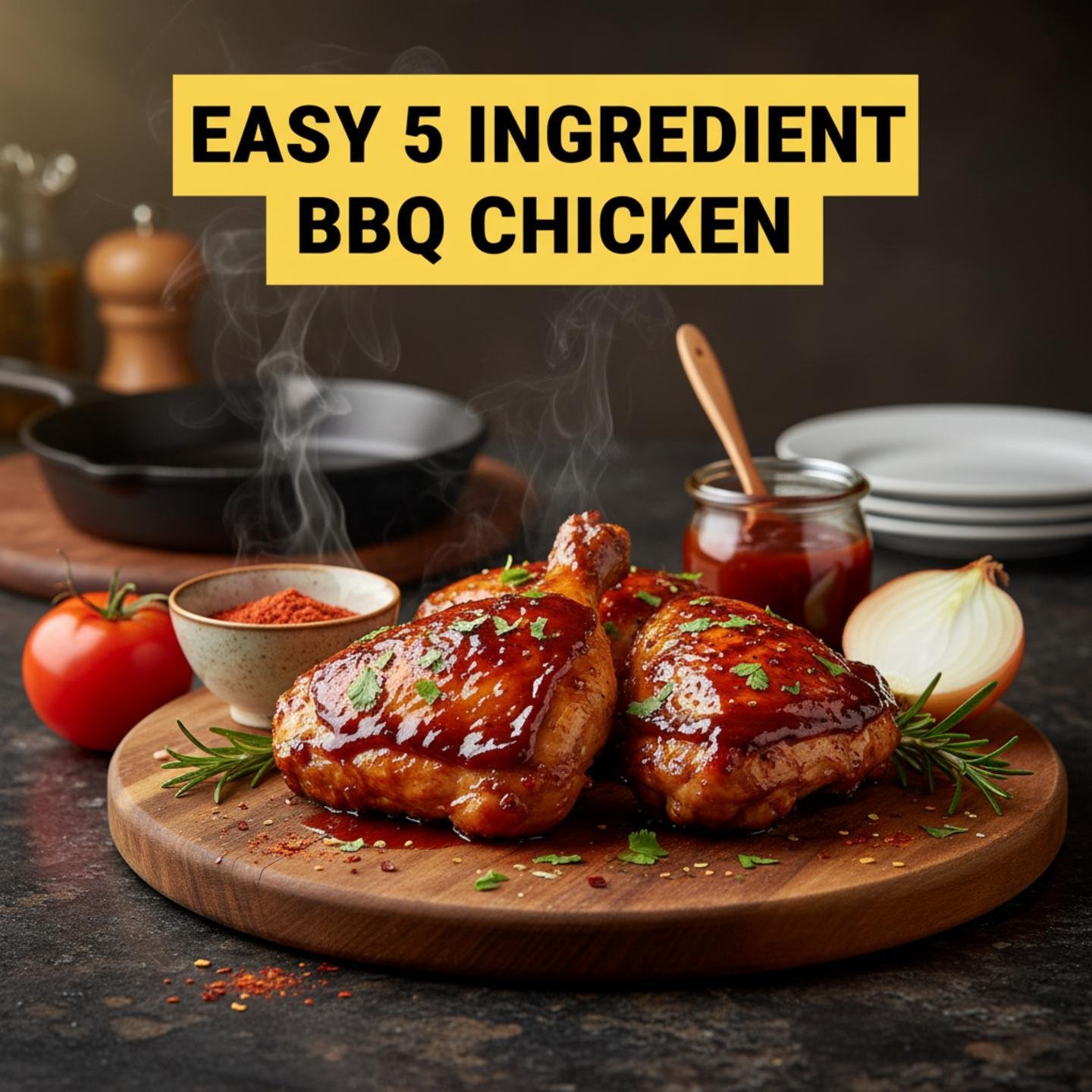 Easy 5-Ingredient BBQ Chicken