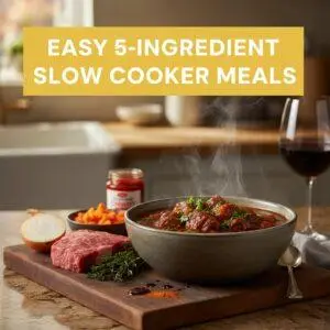 Easy 5-Ingredient Slow Cooker Meals