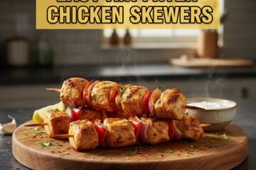 Easy Air Fryer Chicken Skewers
