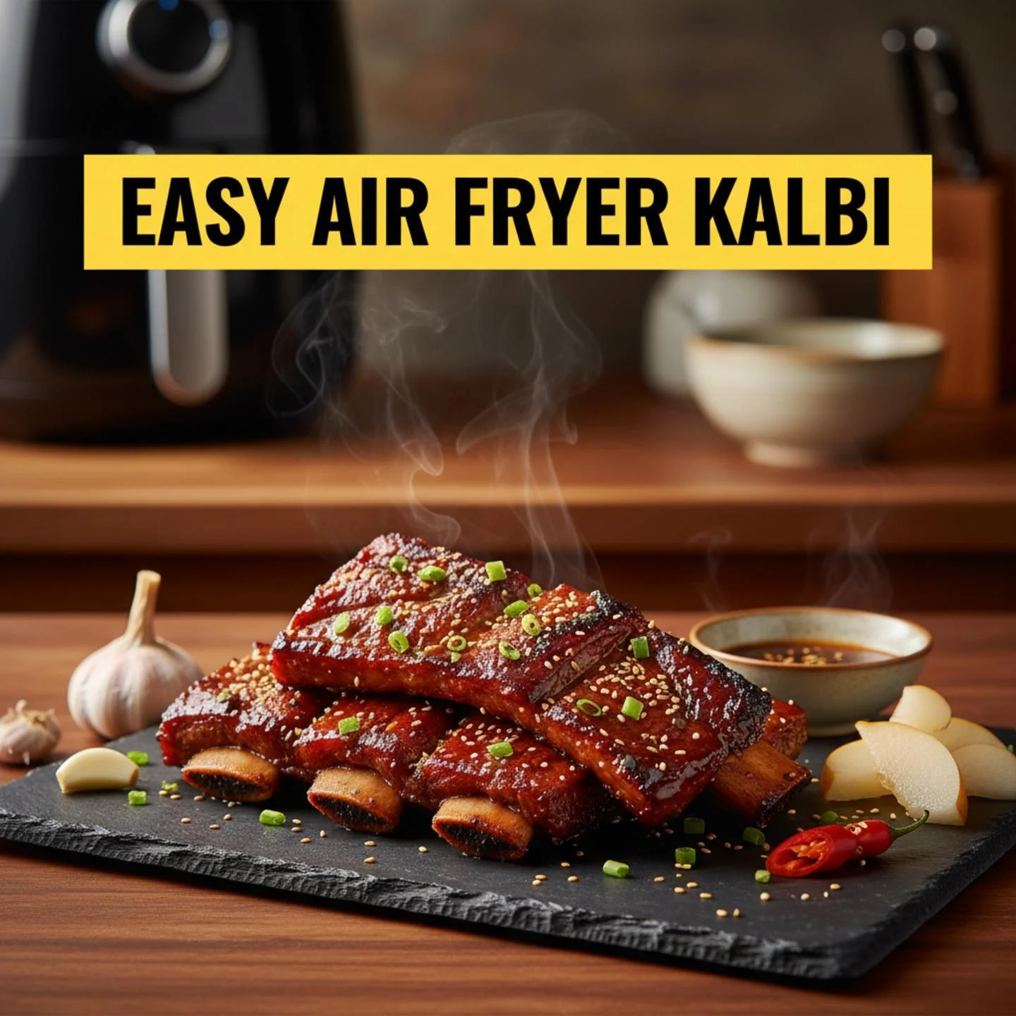Easy Air Fryer Kalbi