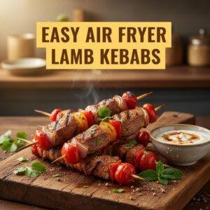 Easy Air Fryer Lamb Kebabs