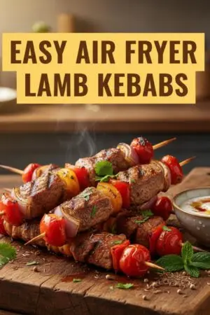 Easy Air Fryer Lamb Kebabs