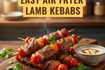 Easy Air Fryer Lamb Kebabs