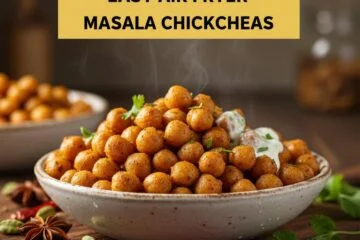 Easy Air Fryer Masala Chickpeas