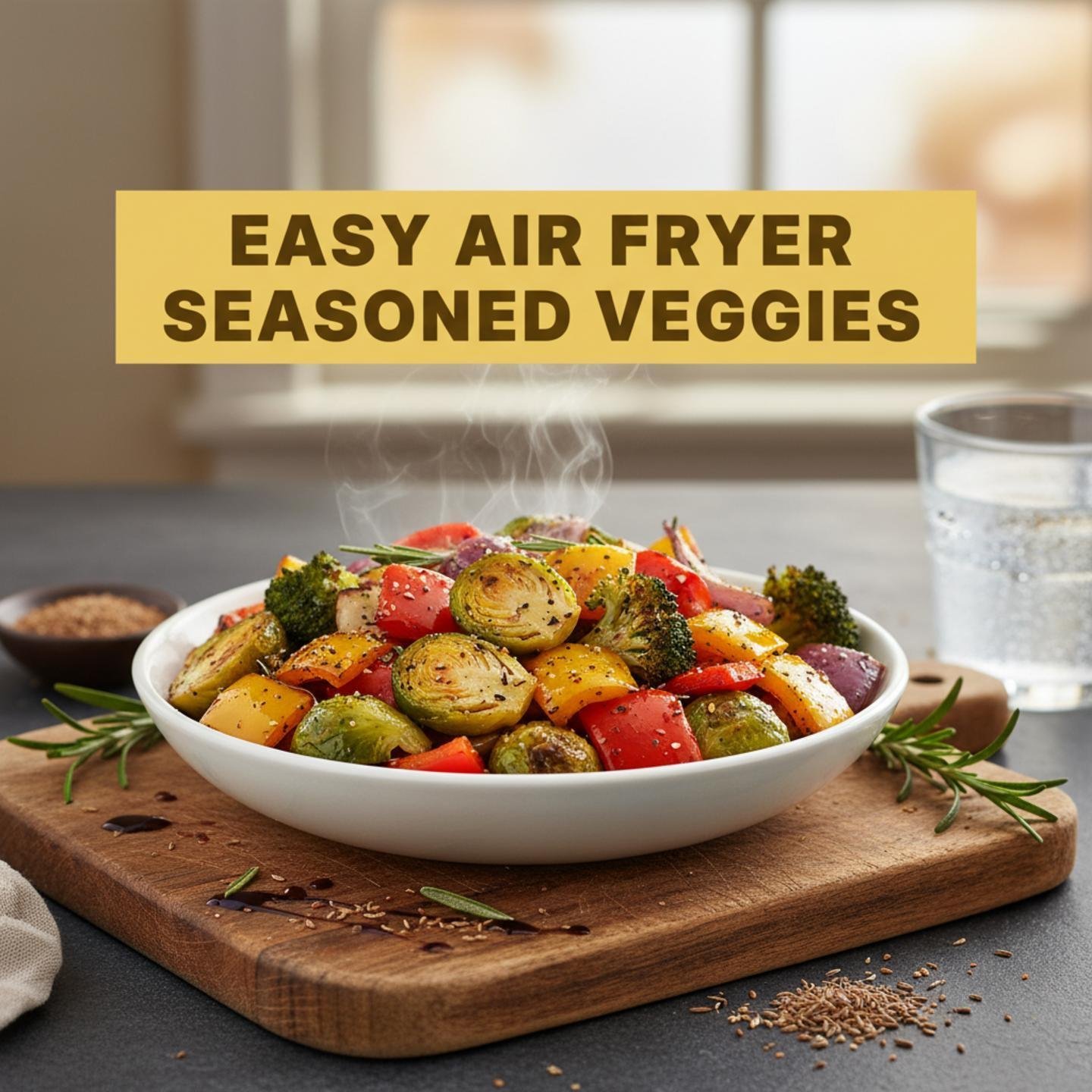 Easy Air Fryer Seasoned Veggies