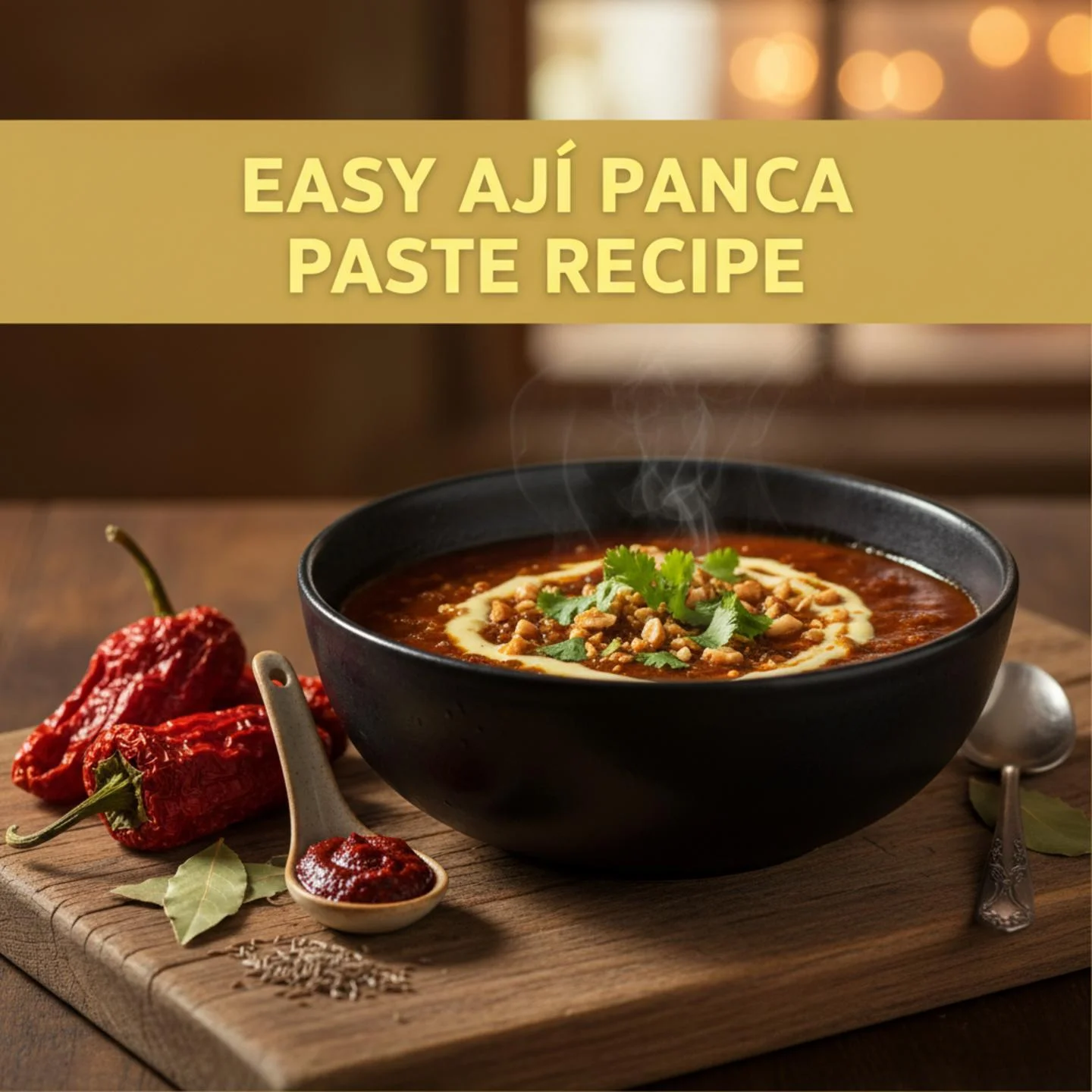 Easy Ají Panca Paste Recipe