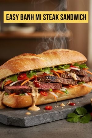 Easy Banh Mi Steak Sandwich