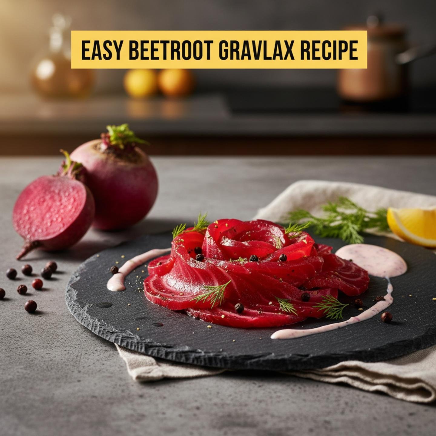 Easy Beetroot Gravlax Recipe