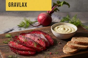 Easy Beetroot Salmon Gravlax