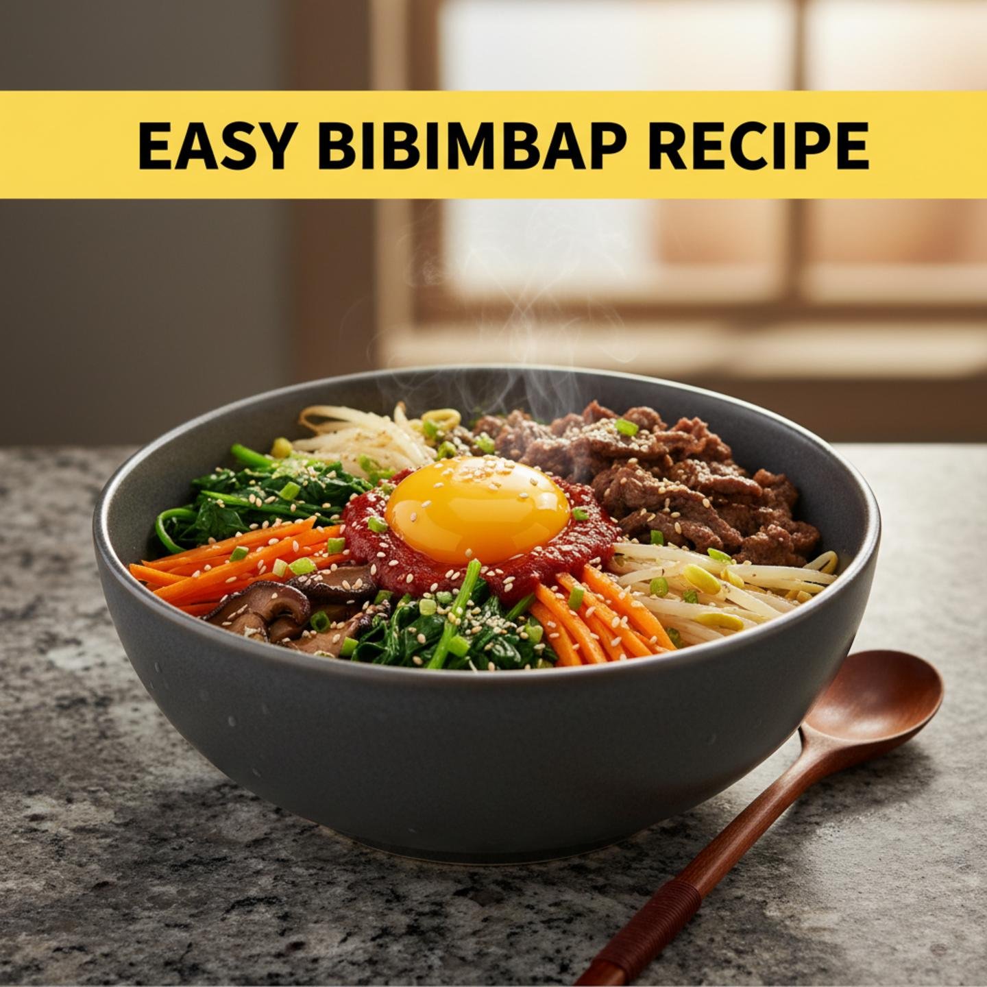 Easy Bibimbap Recipe