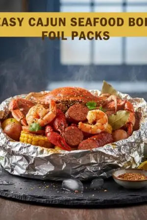 Easy Cajun Seafood Boil Foil Packs