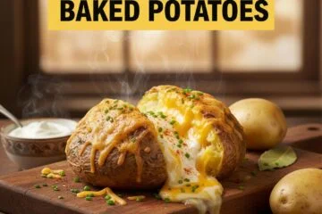 Easy Cheesy Baked Potatoes