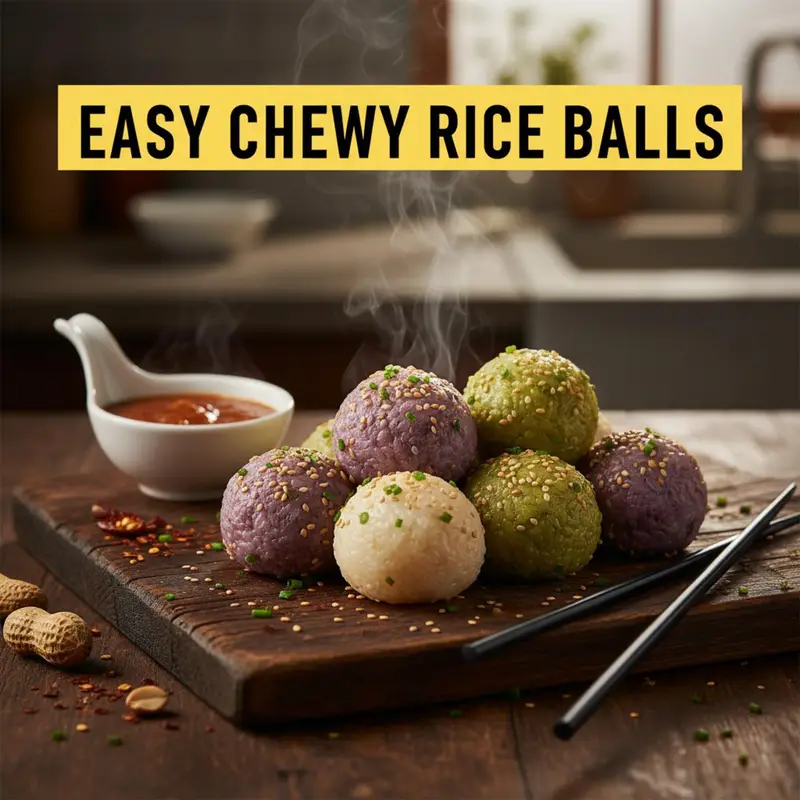 Easy Chewy Rice Balls