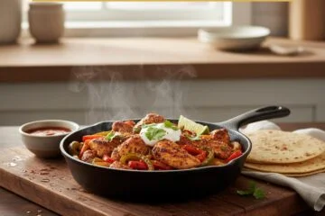 Easy Chicken Fajita Bake