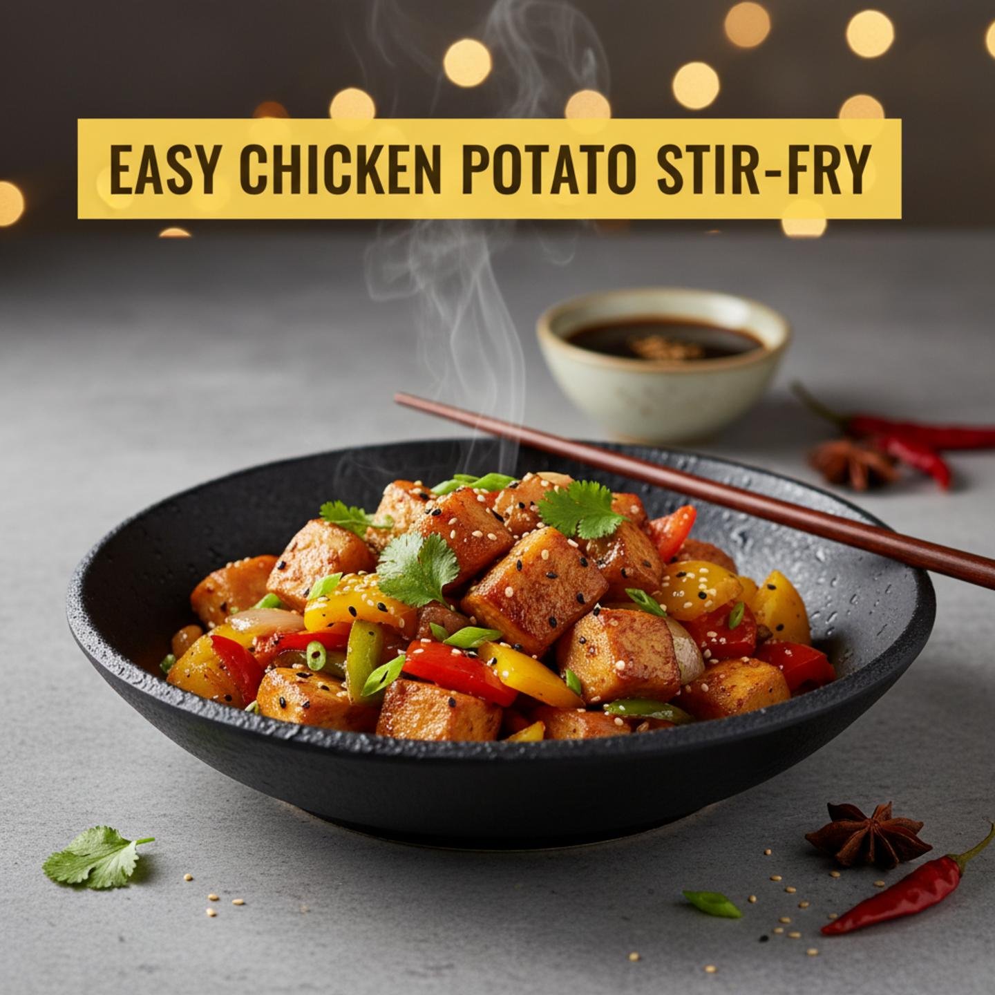Easy Chicken Potato Stir-Fry