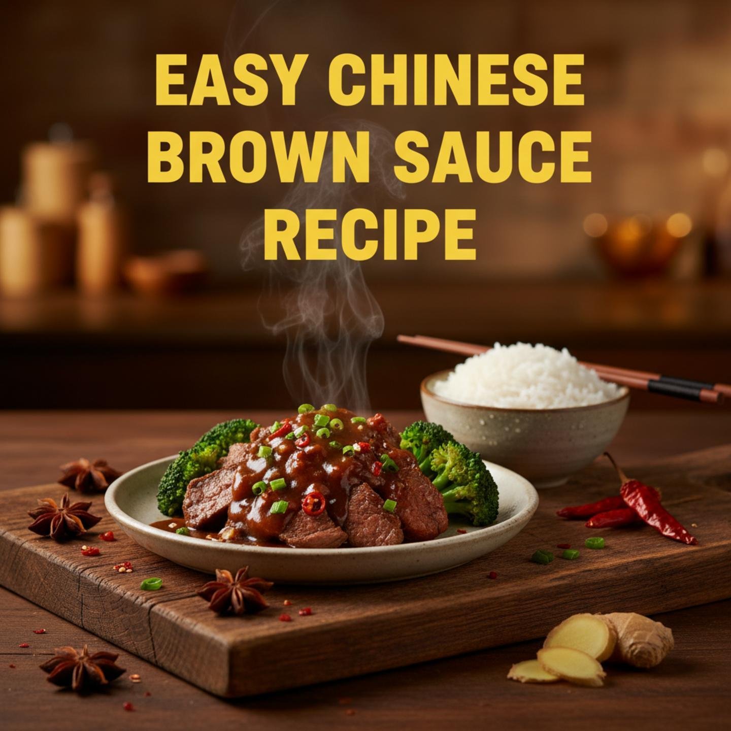 Easy Chinese Brown Sauce Recipe