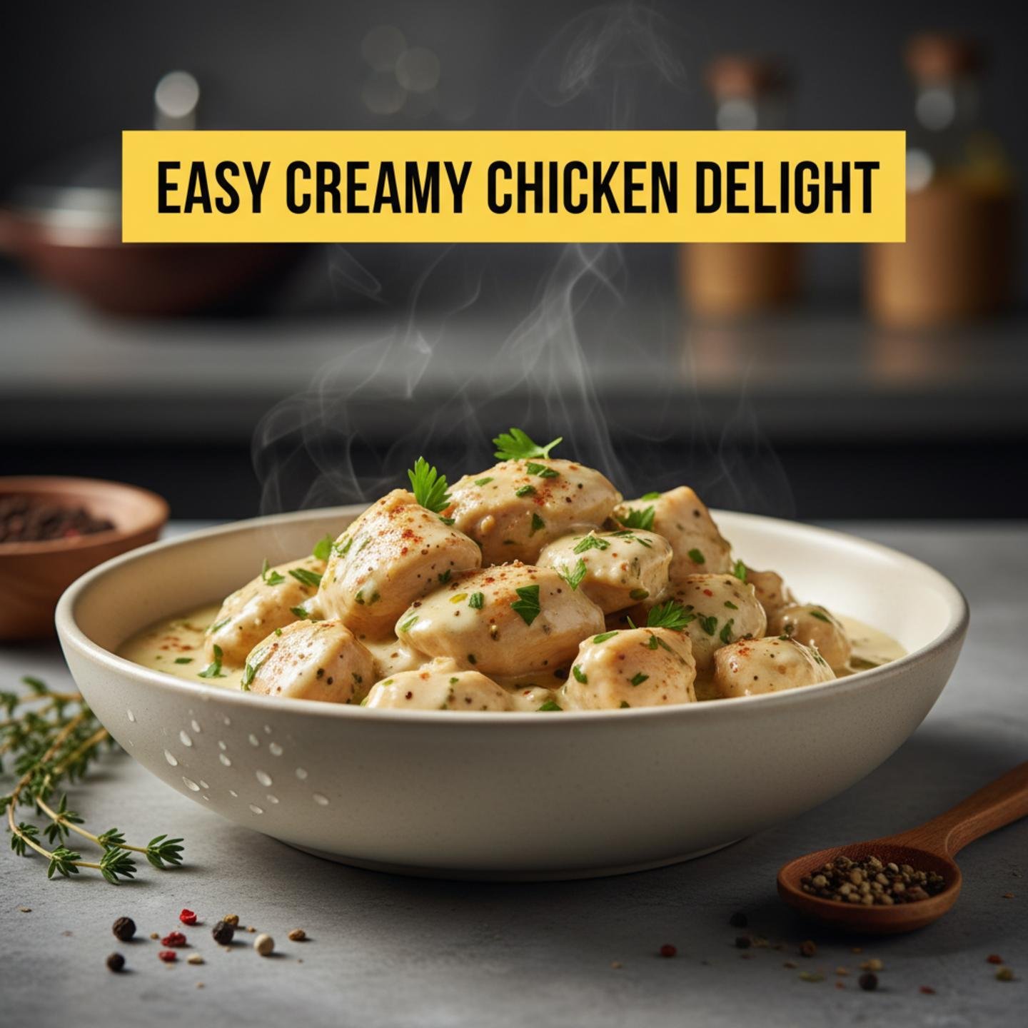 Easy Creamy Chicken Delight