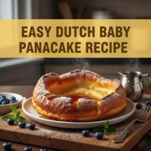 Easy Dutch Baby Pancake Recipe