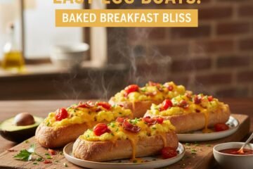 Easy Egg Boats: Baked Breakfast Bliss