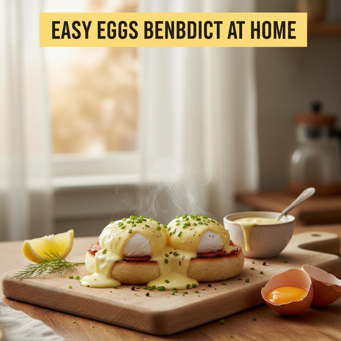 Easy Eggs Benedict at Home