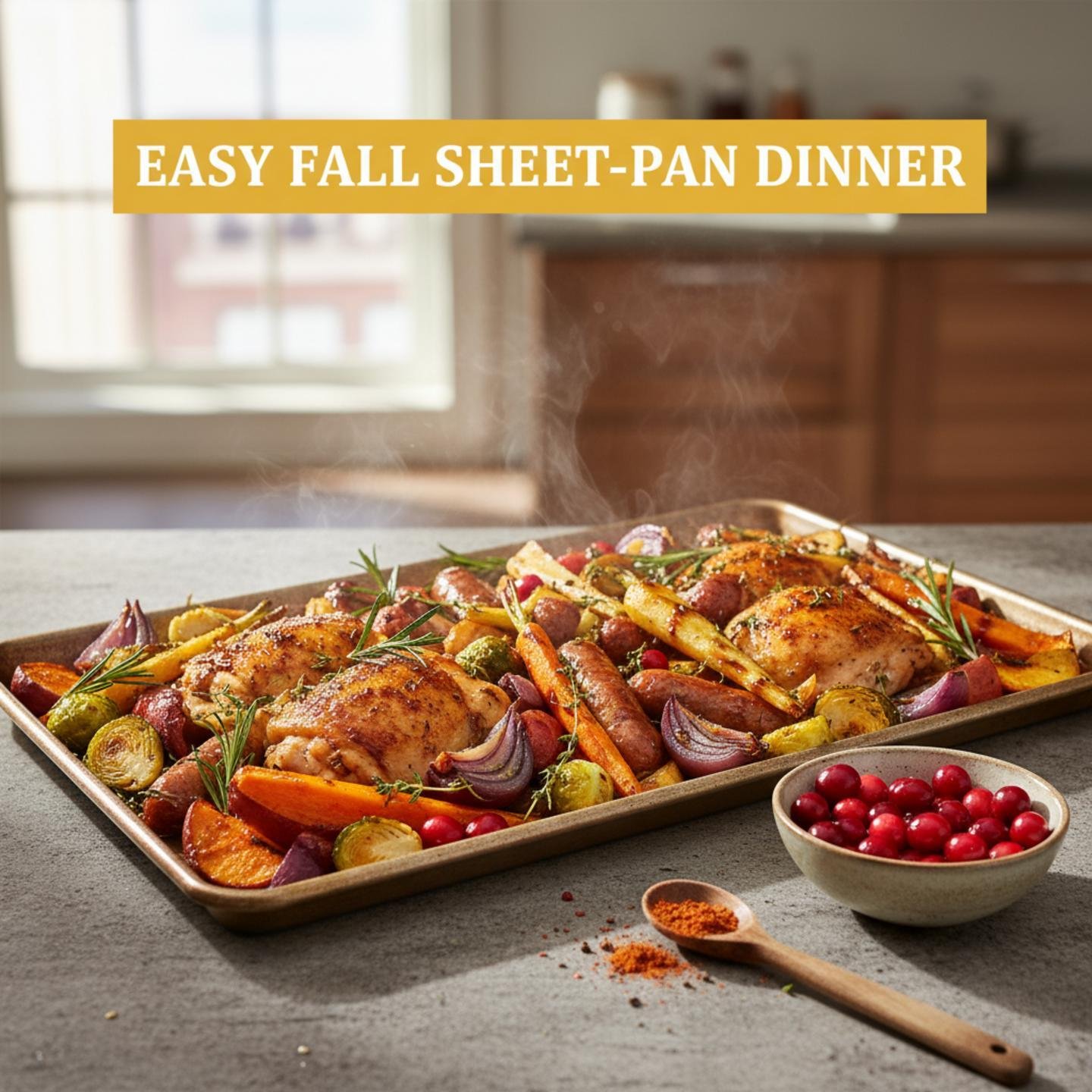 Easy Fall Sheet-Pan Dinner