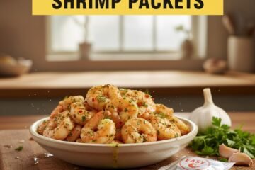 Easy Garlic Herb Shrimp Packets