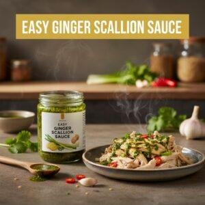 Easy Ginger Scallion Sauce